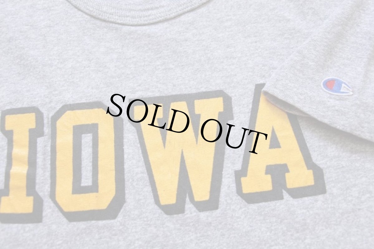 画像5: 80s USA製 Championチャンピオン IOWA 88/12 Tシャツ 杢グレー XXL★特大 (5)