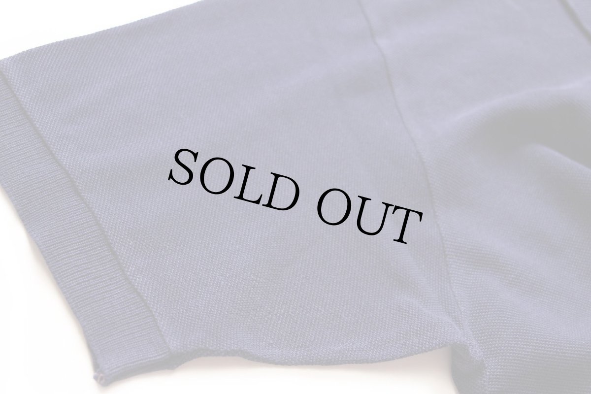 画像6: 70s フランス製 CHEMISE LACOSTE ラコステ ワンポイント コットン 鹿の子 ポロシャツ 紺★148 (6)