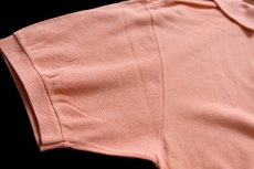 画像6: 70s フランス製 CHEMISE LACOSTE ラコステ ワンポイント コットン 鹿の子 ポロシャツ ピンク 6★182 (6)