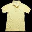70s フランス製 CHEMISE LACOSTE ラコステ ワンポイント コットン