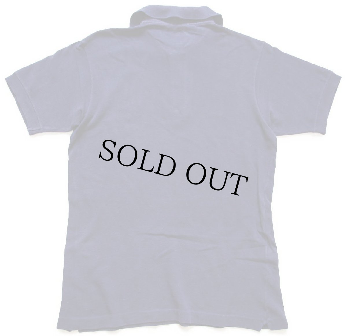 画像2: 70s フランス製 CHEMISE LACOSTE ラコステ ワンポイント コットン 鹿の子 ポロシャツ 紺★148 (2)