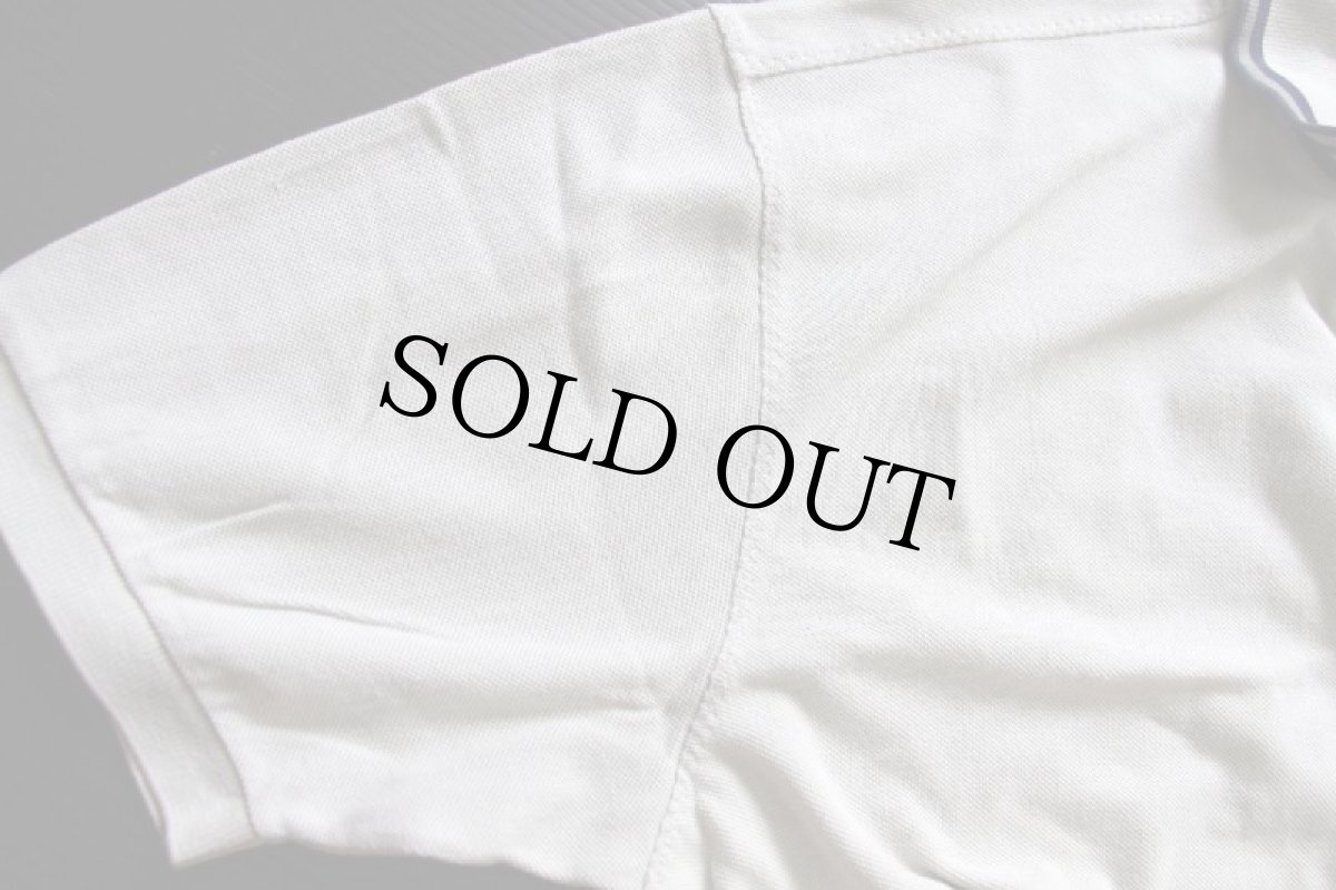 画像6: 80s スペイン製 LACOSTEラコステ ワンポイント スキッパーネック コットン 鹿の子 ポロシャツ グレー 6 (6)