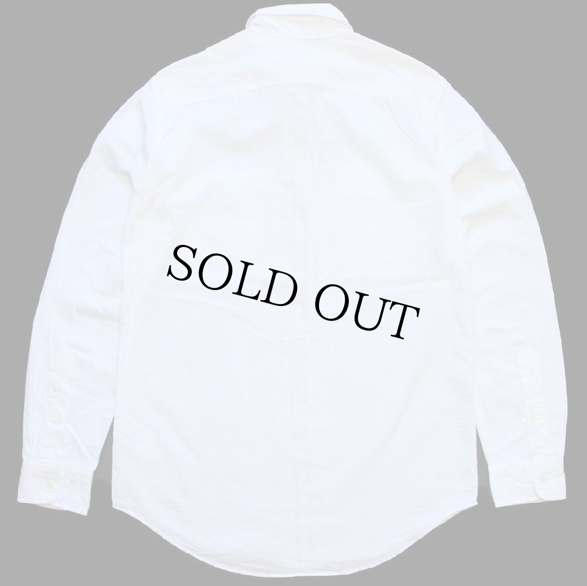 画像2: ポロ ラルフローレン ガチャポケ コットン ワークシャツ 生成り S (2)