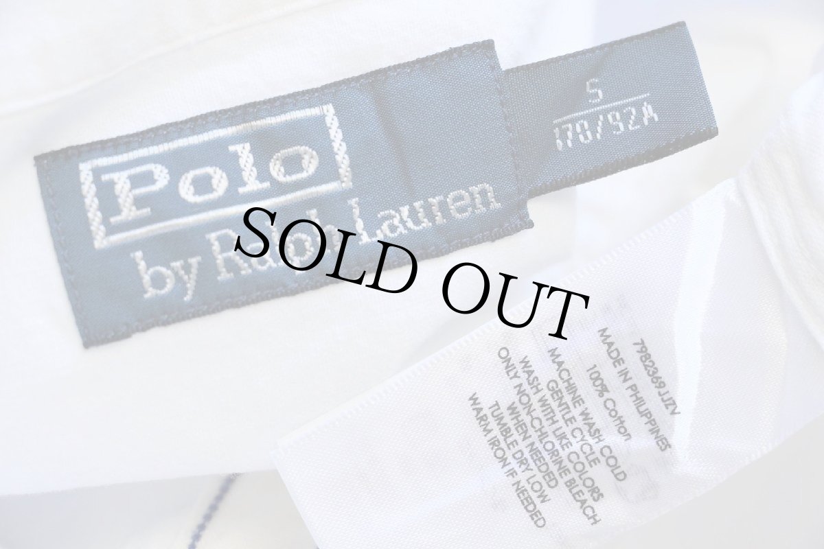 画像4: ポロ ラルフローレン ガチャポケ コットン ワークシャツ 生成り S (4)