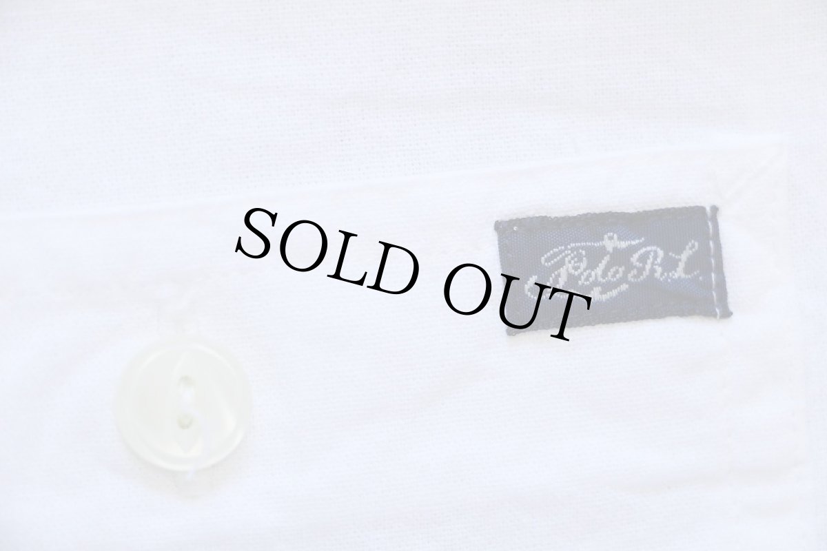 画像5: ポロ ラルフローレン ガチャポケ コットン ワークシャツ 生成り S (5)