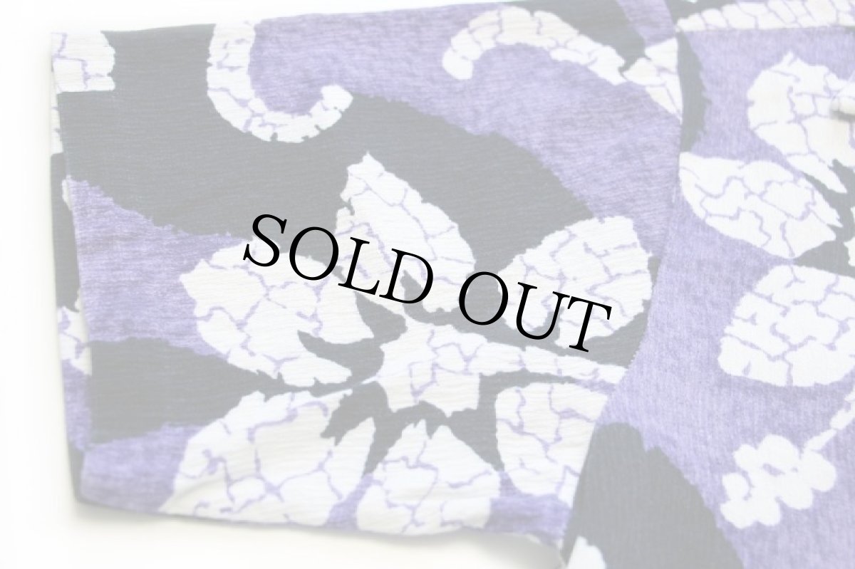 画像6: 70s ハワイ製 MO BETTAH フラワー柄 コットン アロハシャツ M (6)