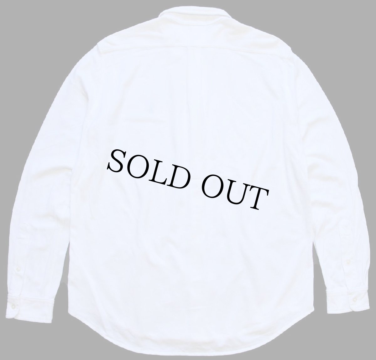 画像2: ラルフローレン FEATHERWEIGHT MESH ワンポイント ボタンダウン コットン 鹿の子 シャツ 白 L (2)