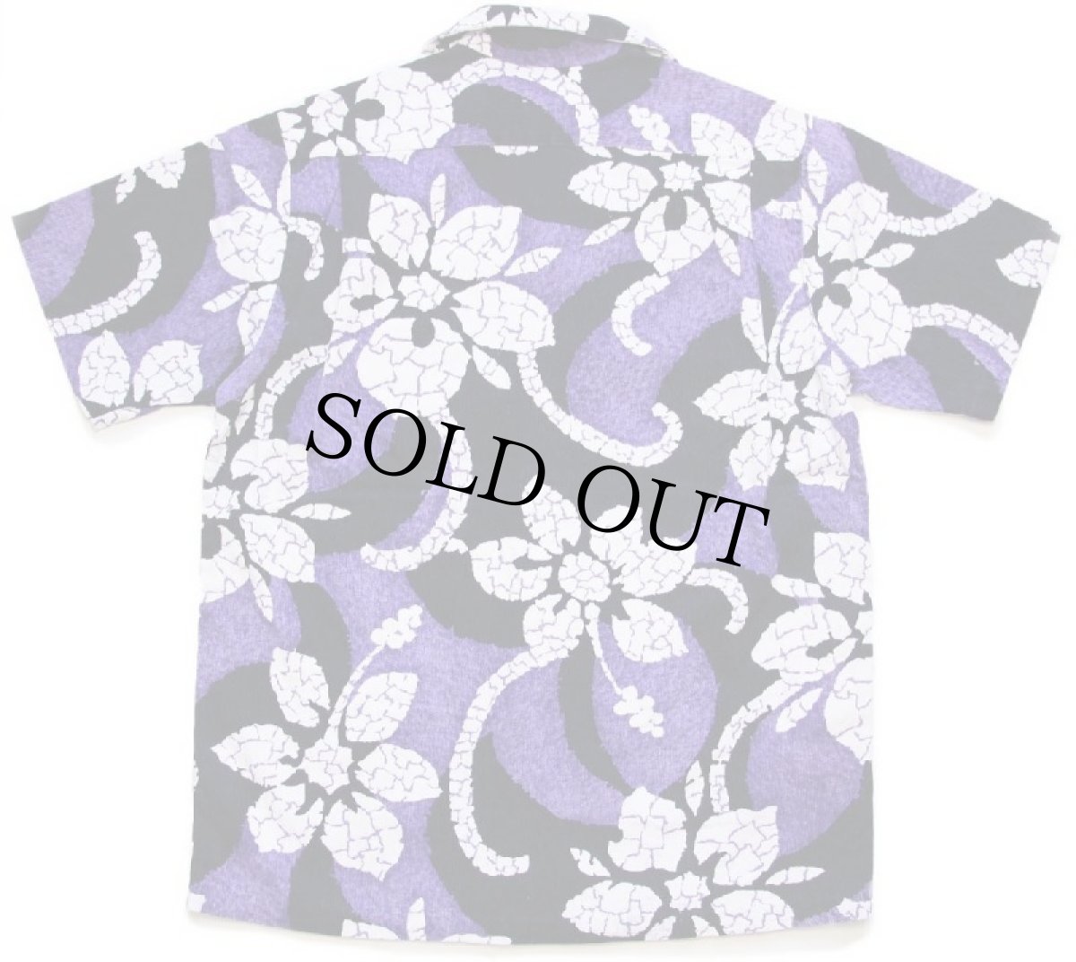 画像2: 70s ハワイ製 MO BETTAH フラワー柄 コットン アロハシャツ M (2)