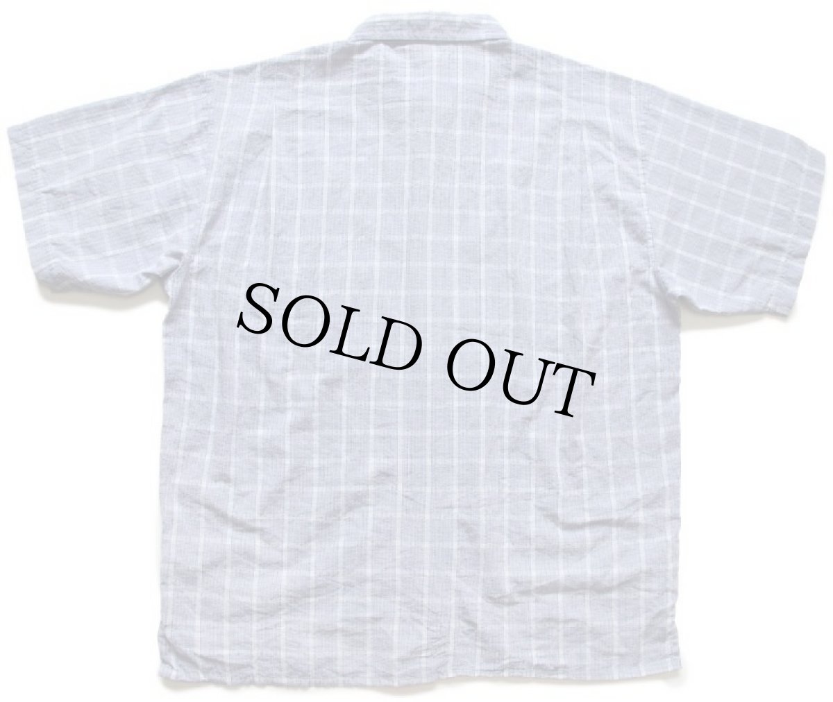 画像2: 00s patagoniaパタゴニア チェック 半袖 シアサッカーシャツ M★B (2)