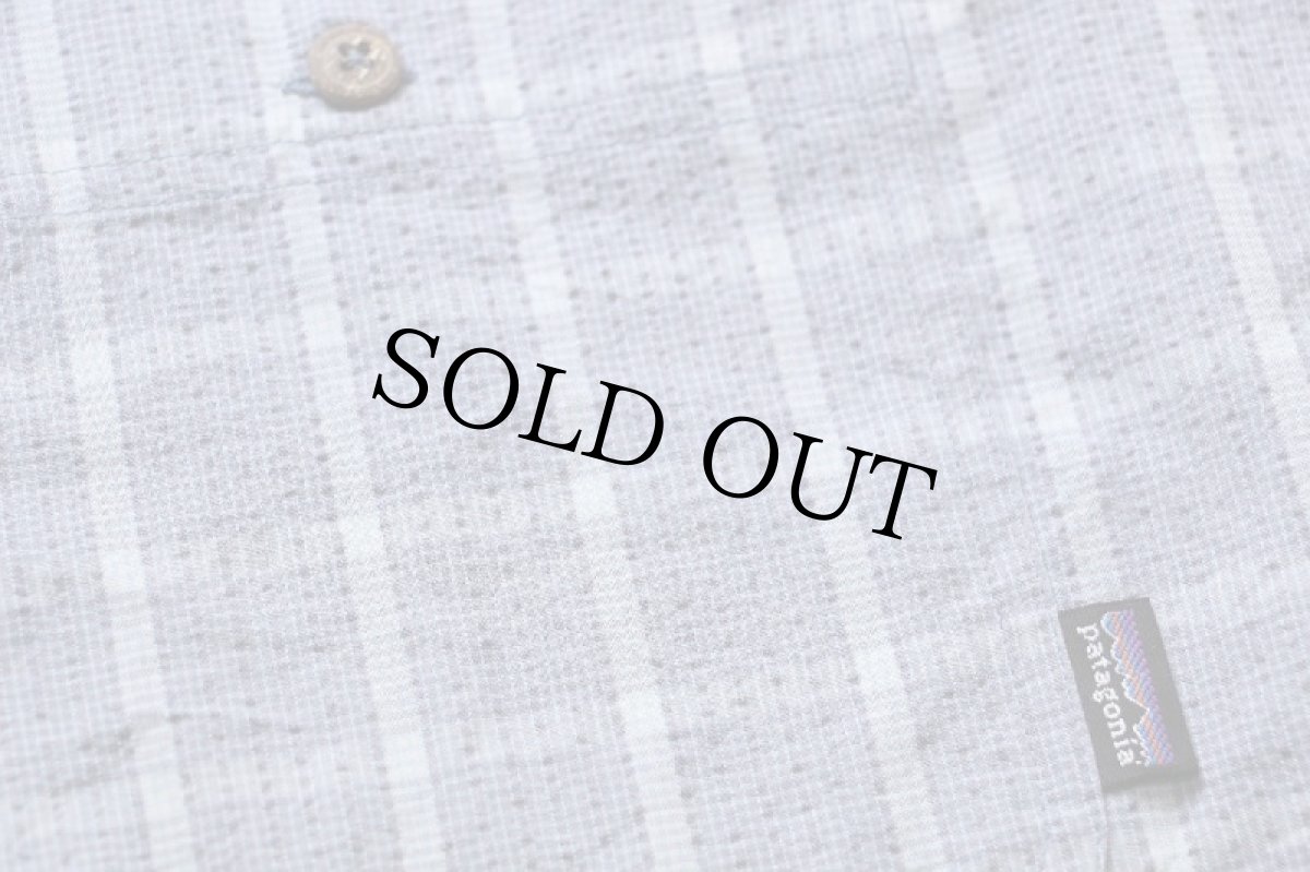 画像5: 00s patagoniaパタゴニア チェック 半袖 シアサッカーシャツ M★B (5)