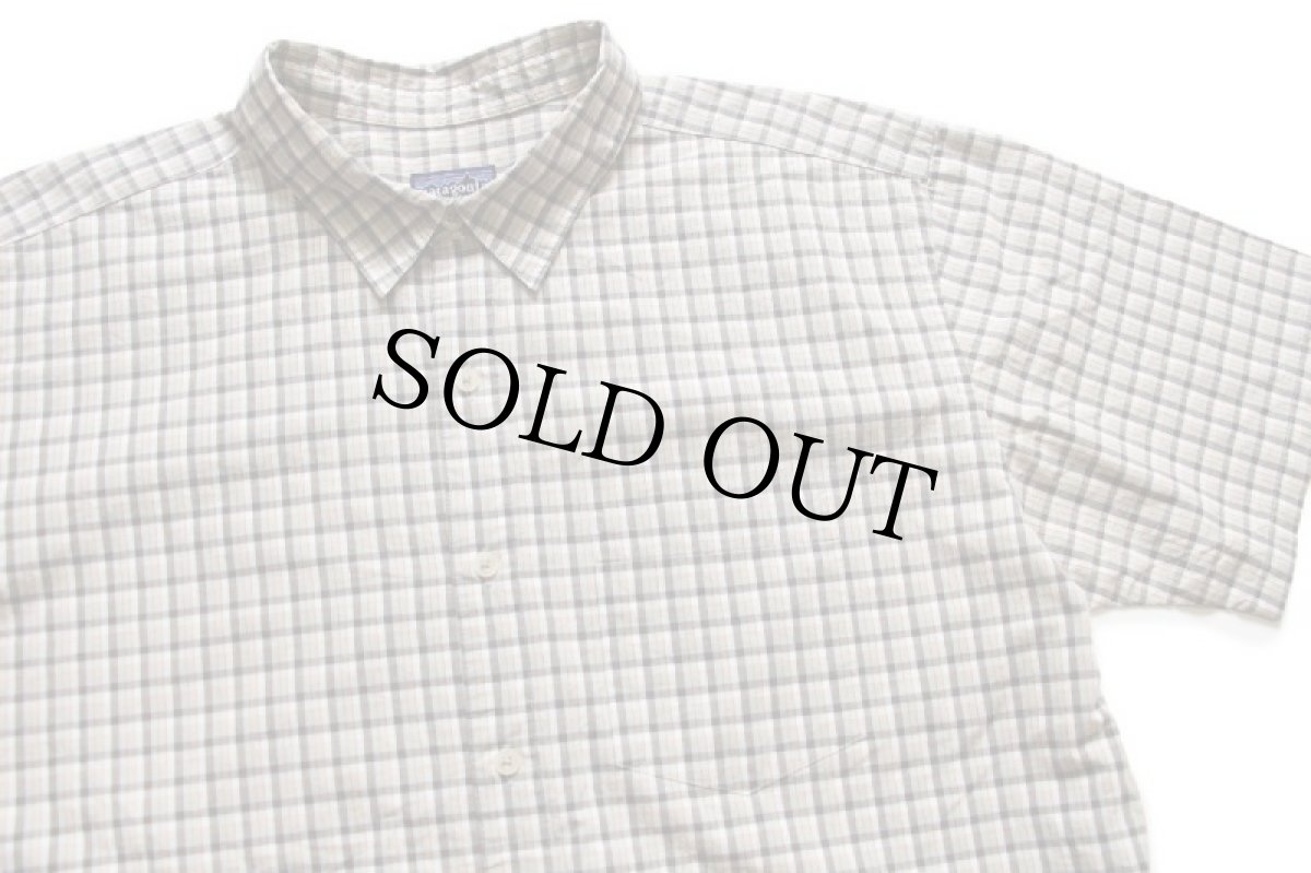 画像3: 00s patagoniaパタゴニア Pragmatist Shirt チェック 半袖 オーガニックコットンシャツ SML XL (3)