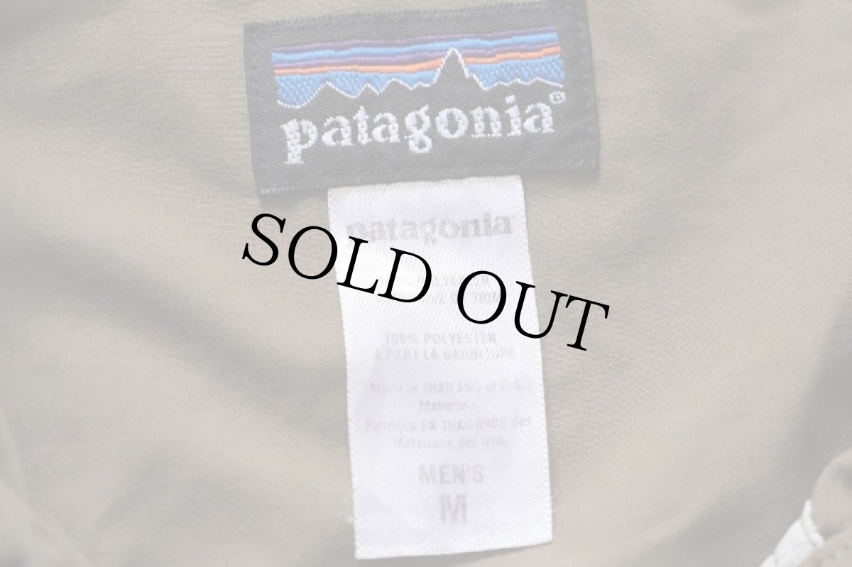 画像4: 00s patagoniaパタゴニア 無地 半袖 ポリエステルシャツ ブラウン M (4)