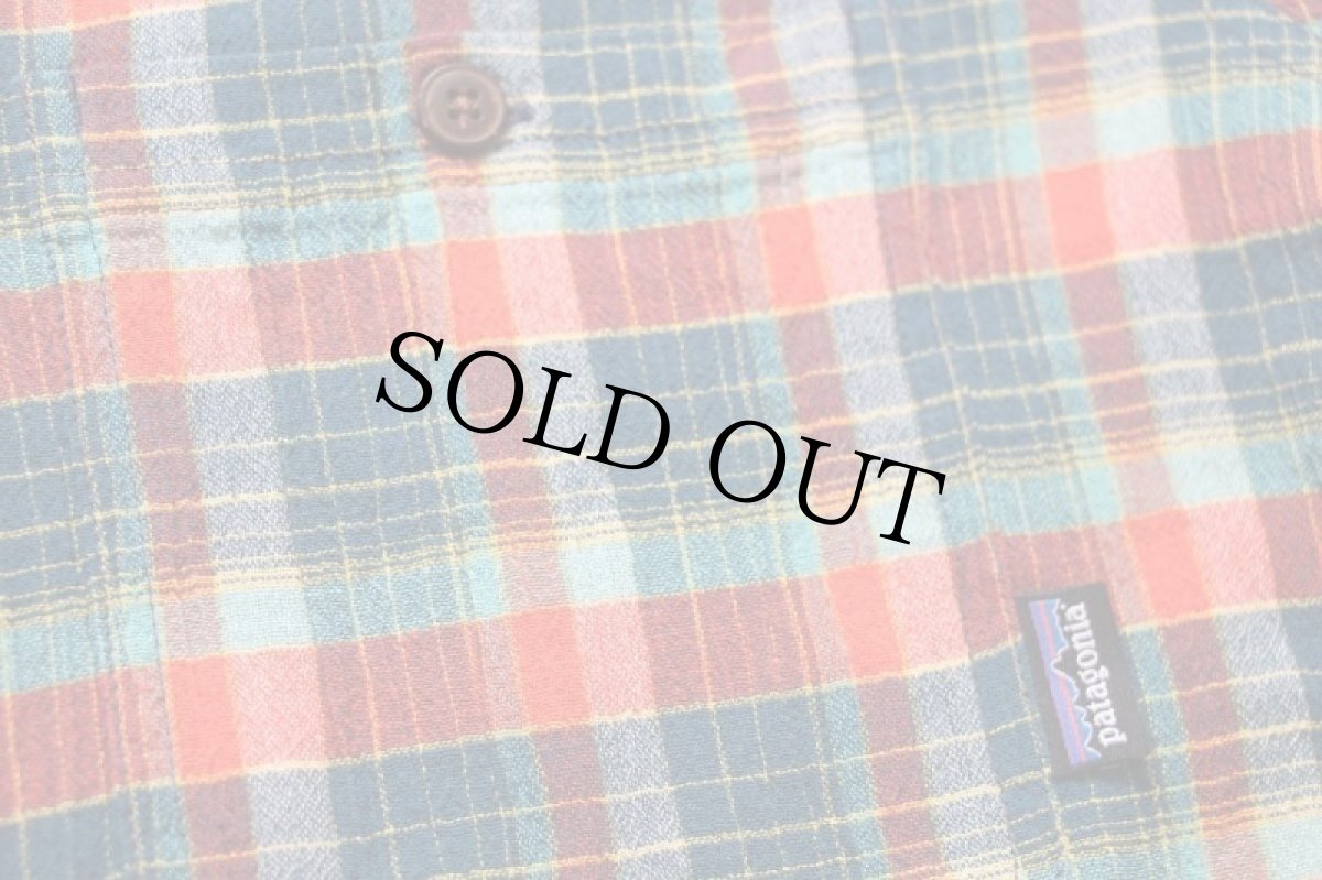 画像5: patagoniaパタゴニア A/C Shirts チェック 半袖 オーガニックコットン ガーゼシャツ TKD XL (5)