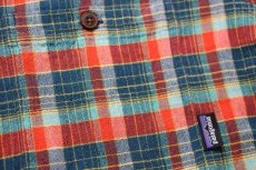 画像5: patagoniaパタゴニア A/C Shirts チェック 半袖 オーガニックコットン ガーゼシャツ TKD XL (5)