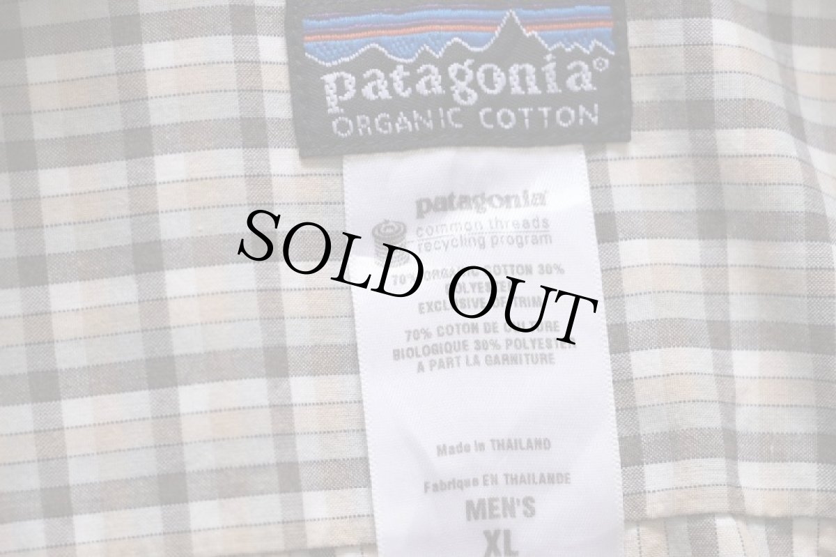 画像4: 00s patagoniaパタゴニア Pragmatist Shirt チェック 半袖 オーガニックコットンシャツ SML XL (4)