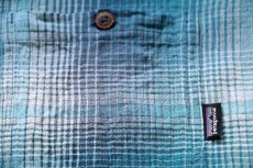 画像5: patagoniaパタゴニア A/C Shirts オンブレチェック 半袖 オーガニックコットン ガーゼシャツ LOG XL (5)