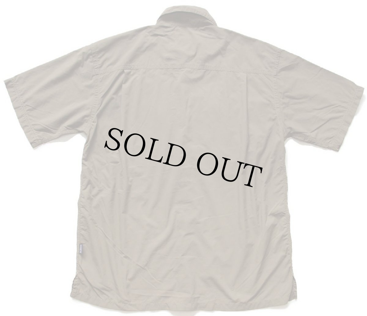 画像2: 00s patagoniaパタゴニア 無地 半袖 ポリエステルシャツ ブラウン M (2)