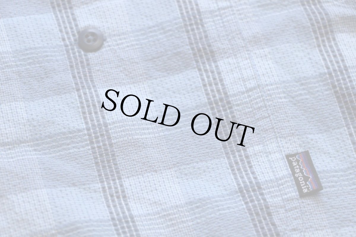 画像5: 00s patagoniaパタゴニア チェック 半袖 シアサッカーシャツ M★A (5)