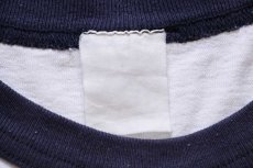 画像4: JOHNSTON USAFA コットン リンガーTシャツ 白×紺 L★U.S.AIR FORCE USAF (4)