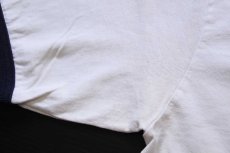 画像6: JOHNSTON USAFA コットン リンガーTシャツ 白×紺 L★U.S.AIR FORCE USAF (6)