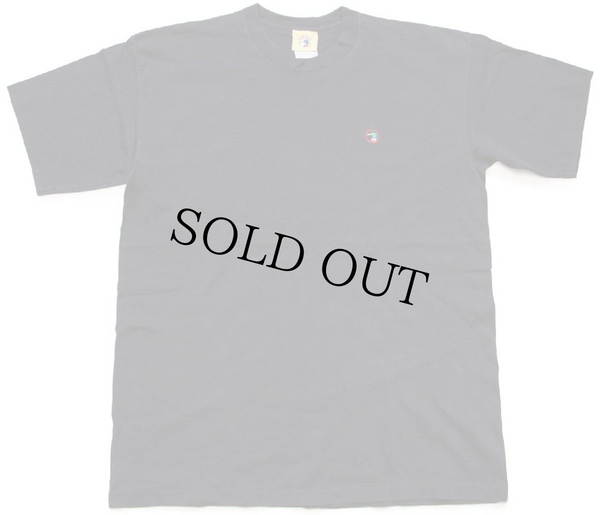 画像2: 90s Duck Head ワンポイント ロゴ刺繍 コットンTシャツ 黒 (2)