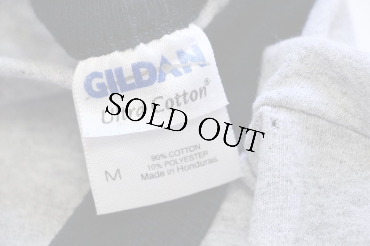 画像5: 00s M&N Augustine Foundation Sporting Clays Tournament リンガーTシャツ 杢グレー×黒 M (5)