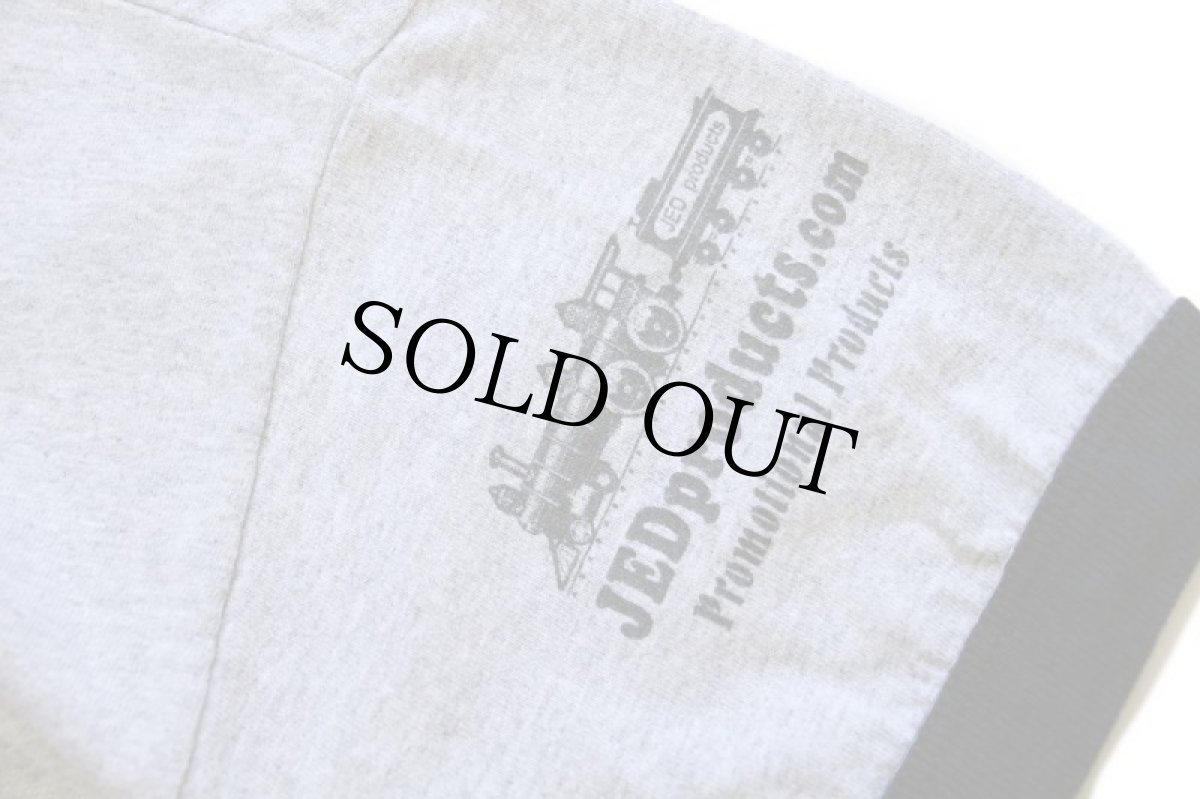 画像4: 00s M&N Augustine Foundation Sporting Clays Tournament リンガーTシャツ 杢グレー×黒 M (4)