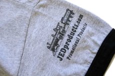 画像4: 00s M&N Augustine Foundation Sporting Clays Tournament リンガーTシャツ 杢グレー×黒 M (4)