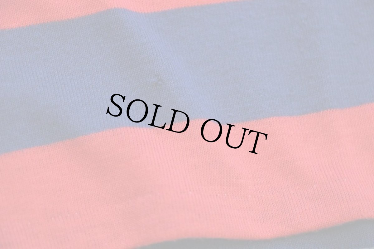 画像5: 70s Sears 太ボーダー タンクトップ 紺×赤 Boys 16 (5)