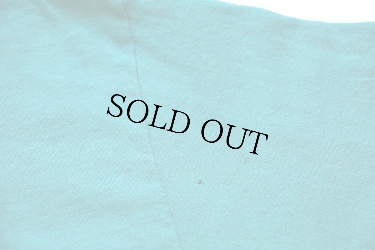 画像6: 90s USA製 DUCK HEAD DUCK TAIL ビッグロゴ 両面プリント コットンTシャツ エメラルドグリーン L (6)