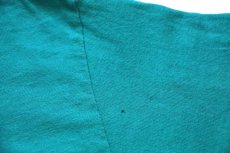 画像6: 90s USA製 DUCK HEAD DUCK TAIL ビッグロゴ 両面プリント コットンTシャツ エメラルドグリーン L (6)
