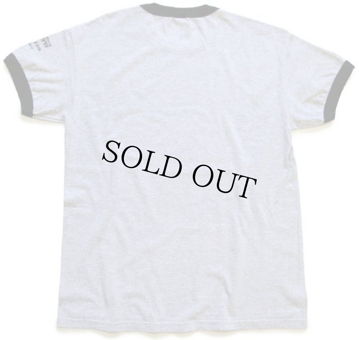 画像3: 00s M&N Augustine Foundation Sporting Clays Tournament リンガーTシャツ 杢グレー×黒 M (3)