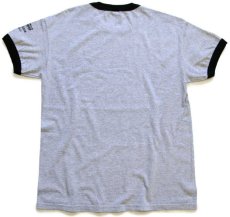 画像3: 00s M&N Augustine Foundation Sporting Clays Tournament リンガーTシャツ 杢グレー×黒 M (3)