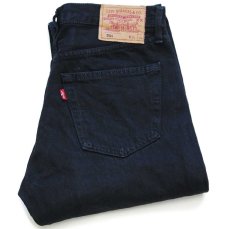 画像1: 90s 英国製 Levi'sリーバイス 501 後染め ブラック デニムパンツ w31 L34★ユーロ (1)