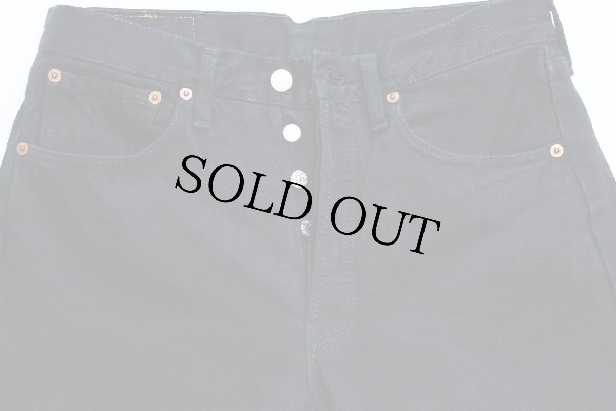 画像4: 90s 英国製 Levi'sリーバイス 501 後染め ブラック デニムパンツ w31 L34★ユーロ (4)