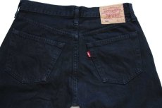 画像5: 90s 英国製 Levi'sリーバイス 501 後染め ブラック デニムパンツ w31 L34★ユーロ (5)