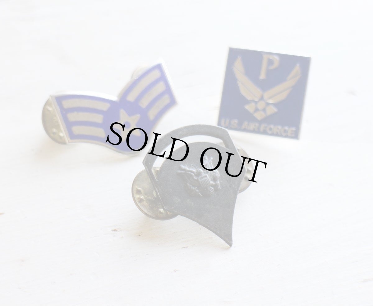 画像3: 米軍 U.S.AIR FORCE&U.S.ARMY ミリタリー ピンズ 7個セット (3)
