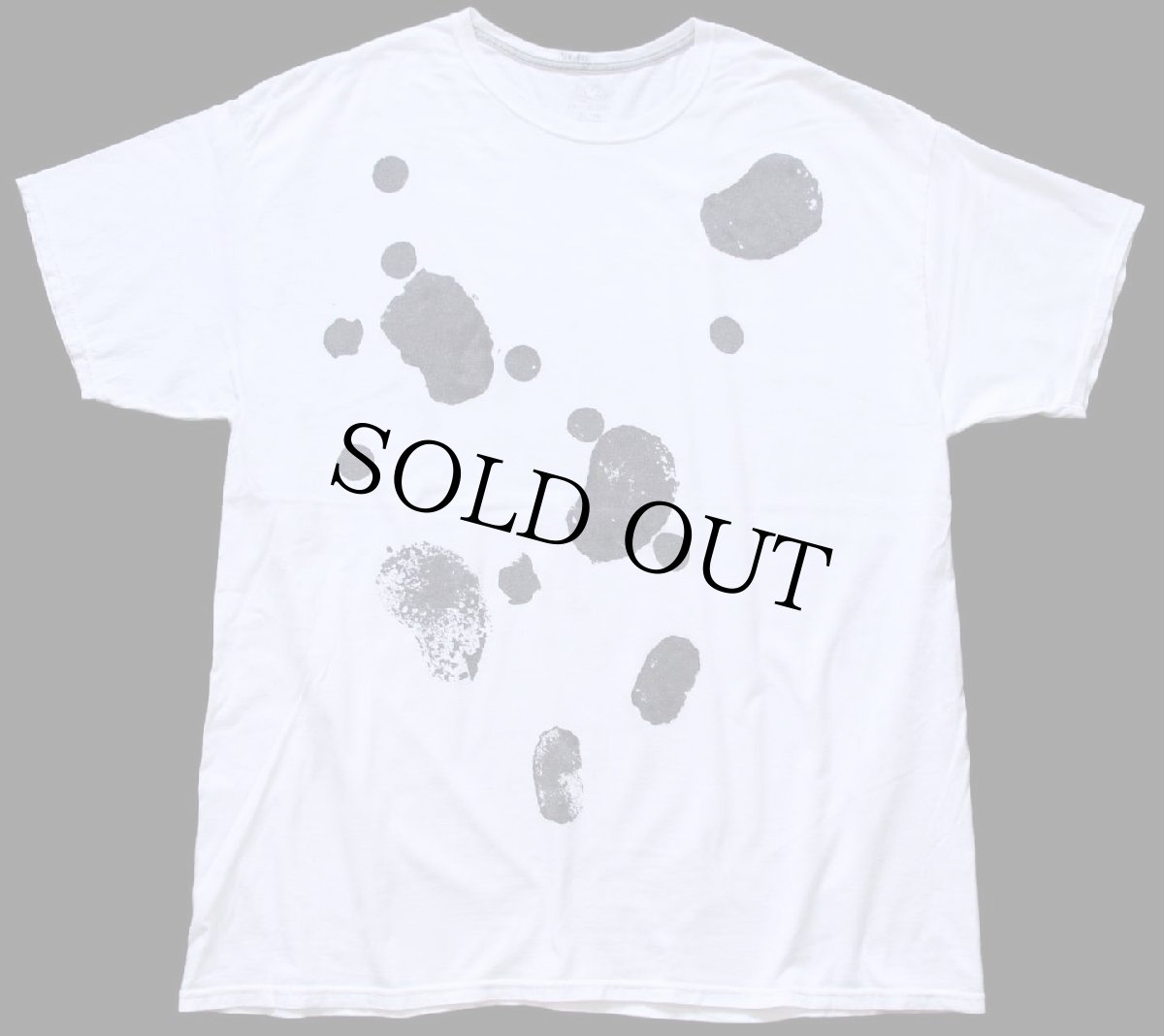 画像2: FRUIT OF THE LOOM モノトーン アート コットンTシャツ 白×黒 XL (2)