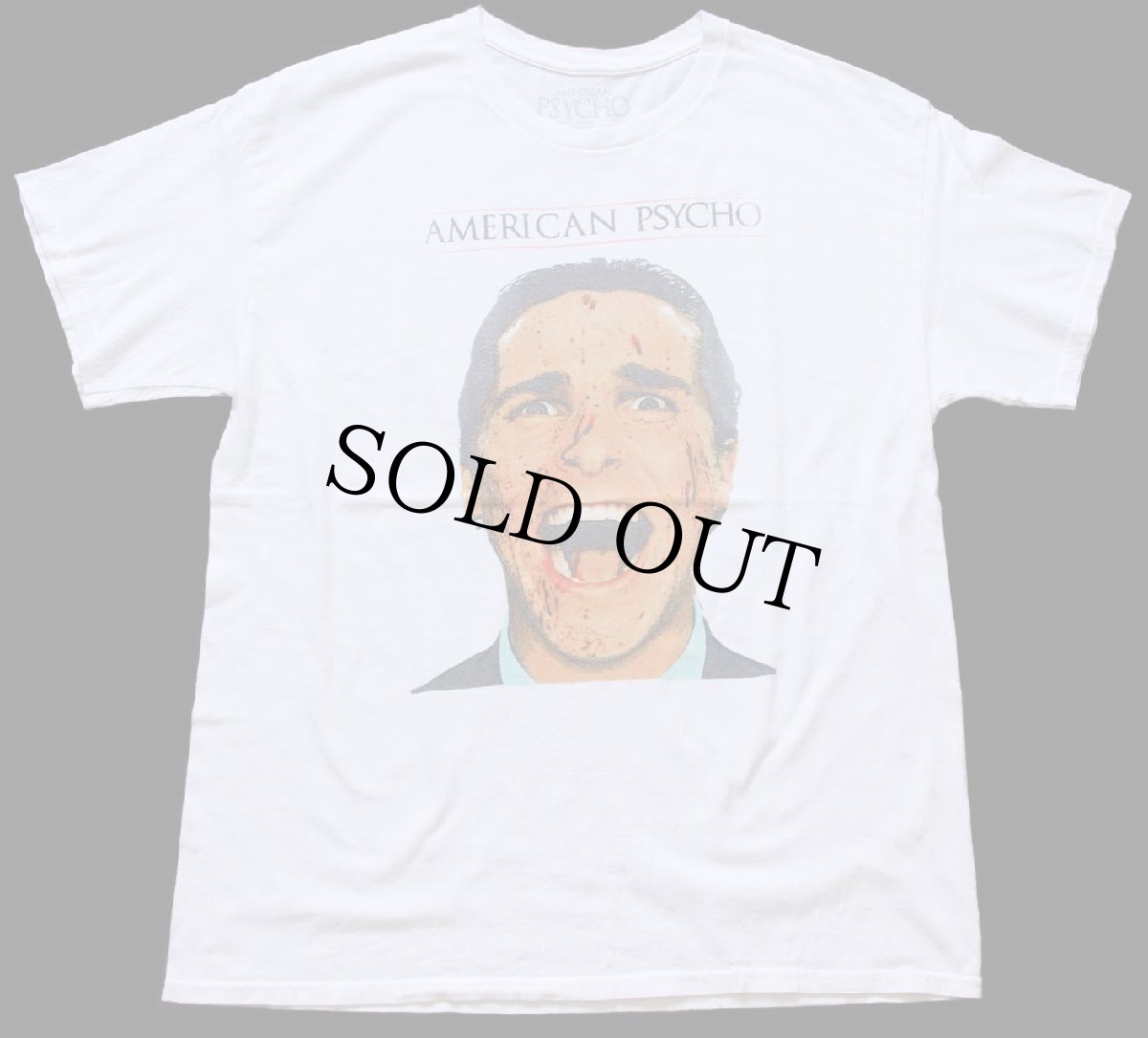 画像2: AMERICAN PSYCHO アメリカン サイコ コットンTシャツ 白 L (2)