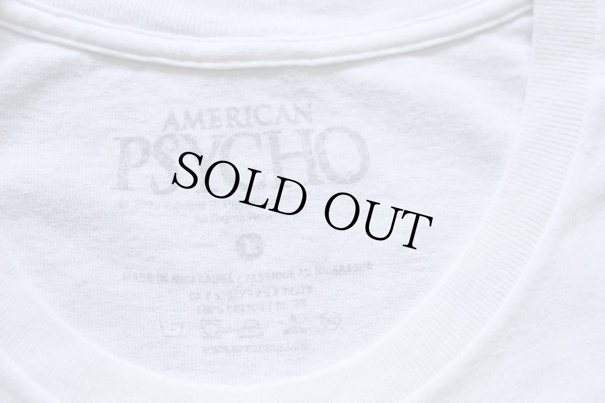 画像5: AMERICAN PSYCHO アメリカン サイコ コットンTシャツ 白 L (5)