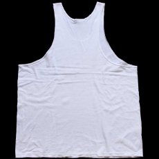 画像3: 90s USA製 NIKEナイキ オーバルロゴ コットン タンクトップ 白 XL (3)