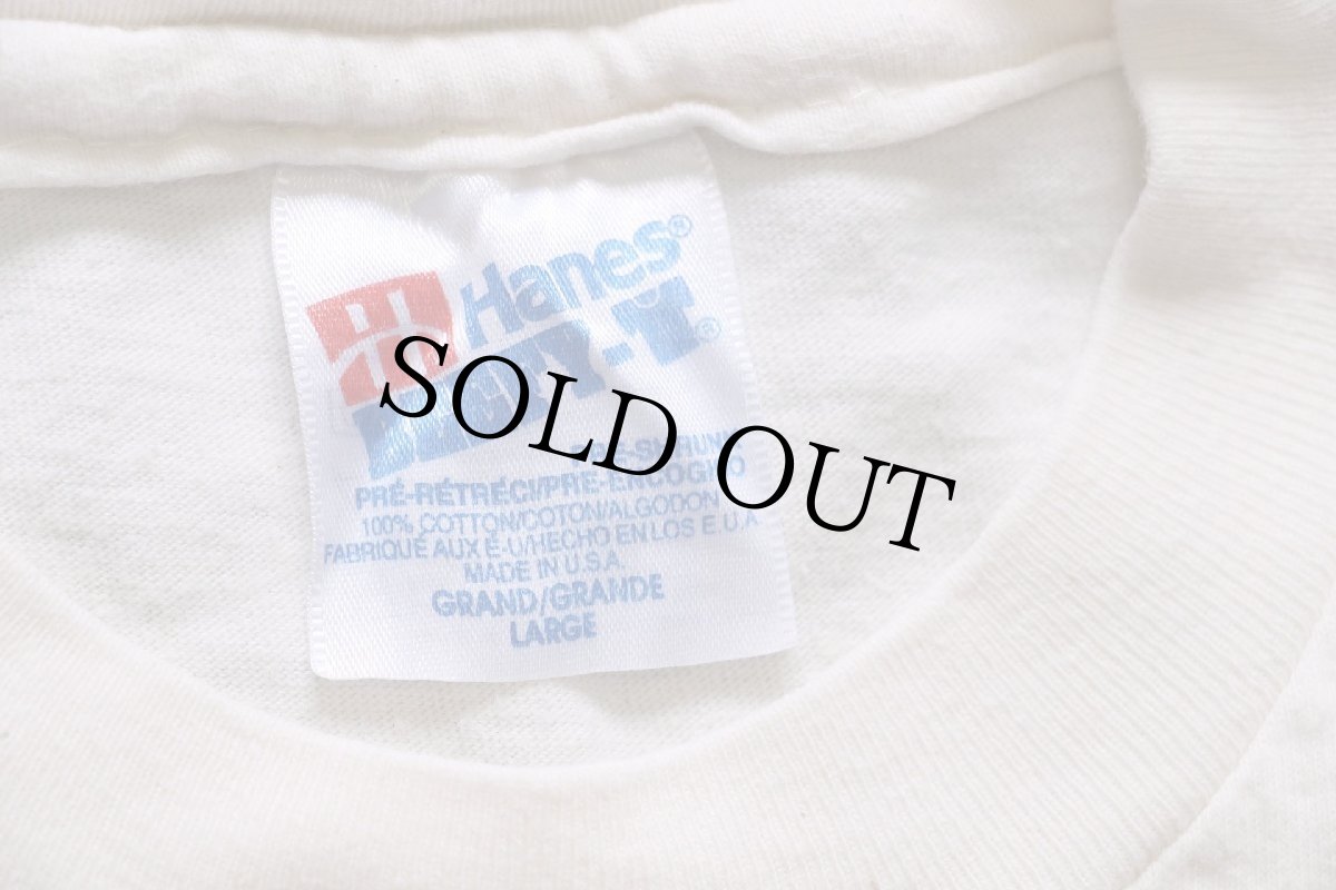 画像5: 90s USA製 Hanes Atlanta 1996 OLYMPICオリンピック ROWING CANOE&KAYAK コットンTシャツ 生成り L (5)