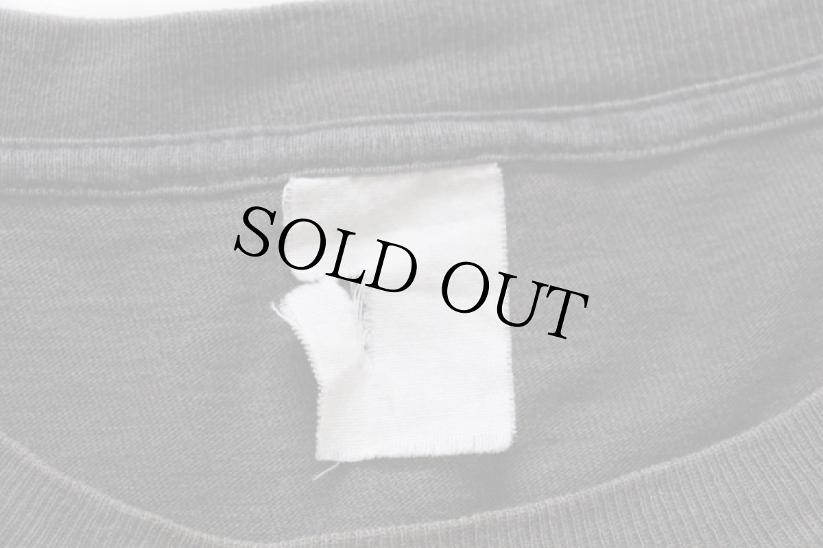 画像4: 90s NASCAR GO FAST,TURN LEFT! コットンTシャツ 黒 フェード (4)