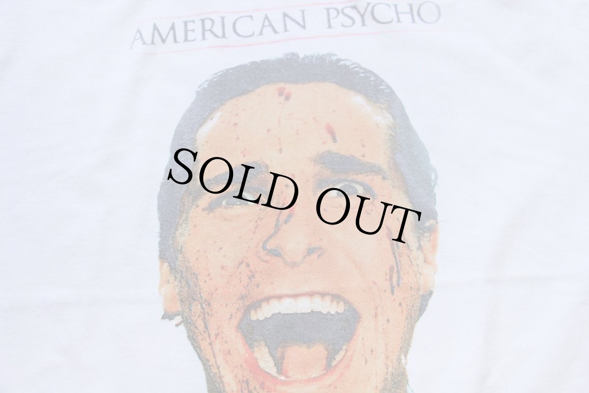 画像4: AMERICAN PSYCHO アメリカン サイコ コットンTシャツ 白 L (4)