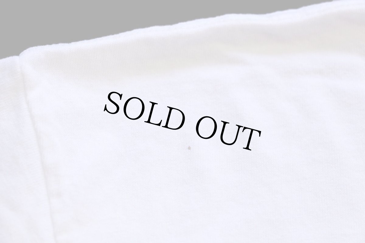 画像6: 00s THE CHERRY HUT BEULAH,MI コットン リンガーTシャツ 白×赤 L (6)