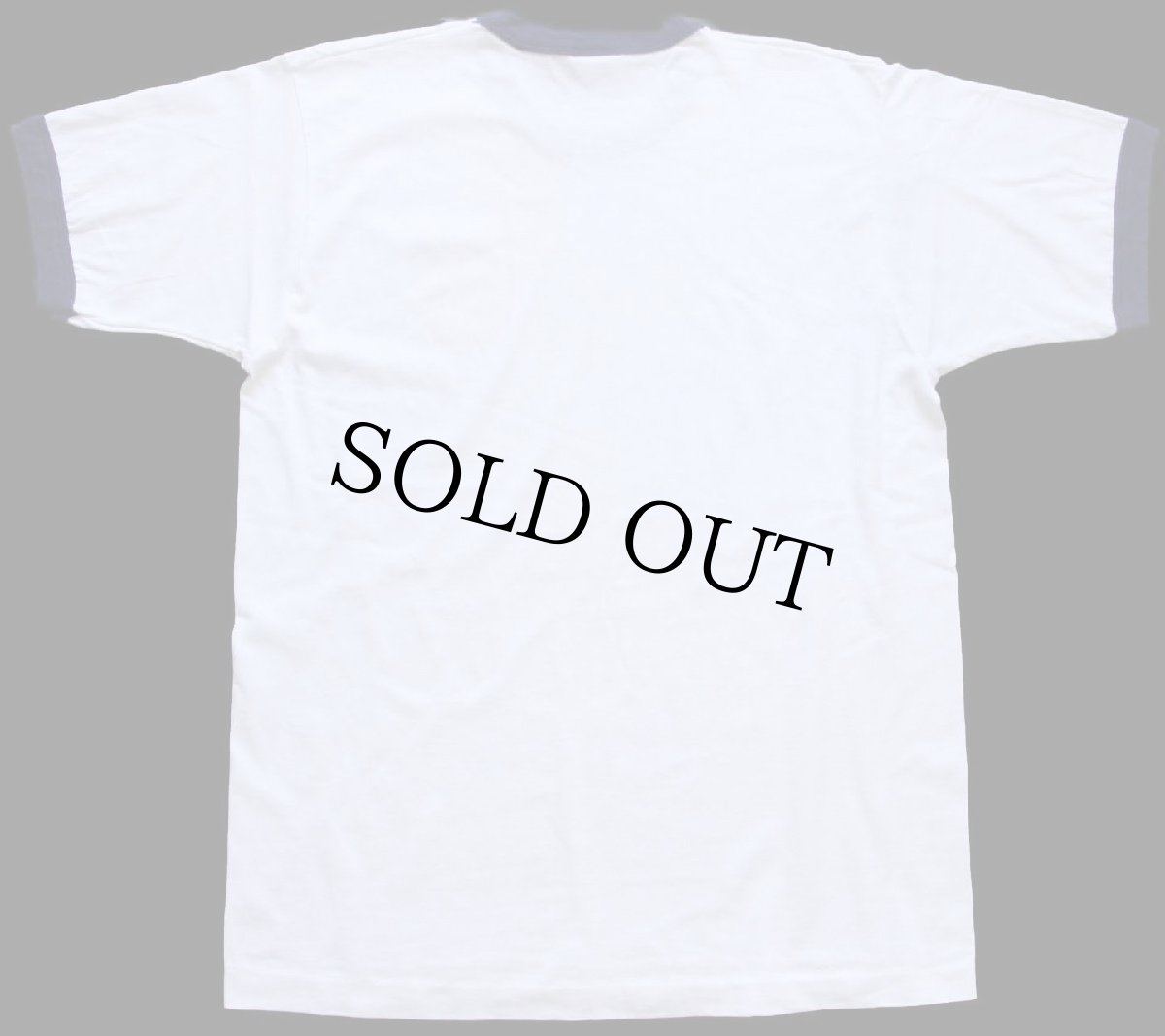 画像3: 90s USA製 U.S.BORDER PATROL リンガーTシャツ 白×紺 L (3)