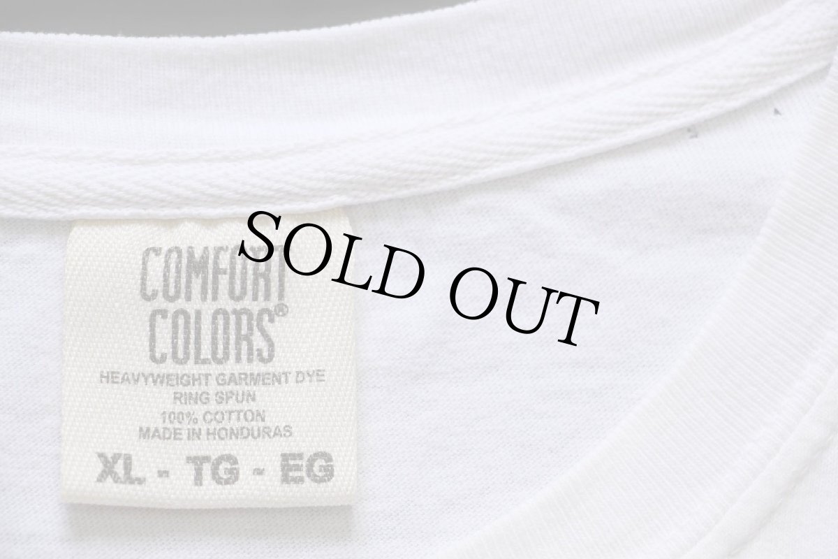 画像5: MAJOR THREAT SCREAMING ABOUT A WALL ドナルド トランプ イラスト コットンTシャツ 白 XL (5)