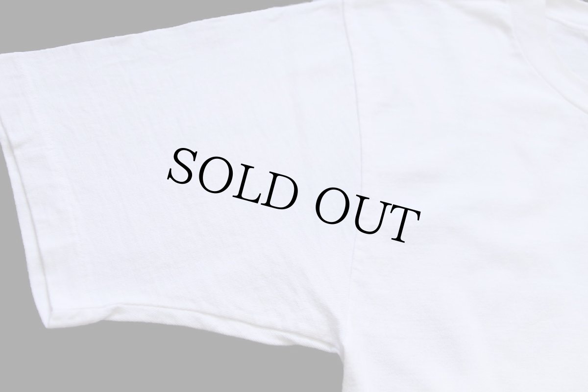 画像6: 70s TOWNCRAFT 無地 コットン ポケットTシャツ 白 M (6)