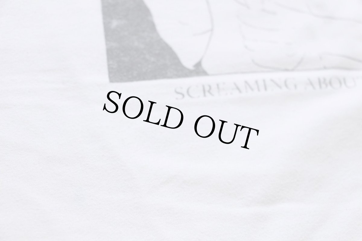 画像6: MAJOR THREAT SCREAMING ABOUT A WALL ドナルド トランプ イラスト コットンTシャツ 白 XL (6)