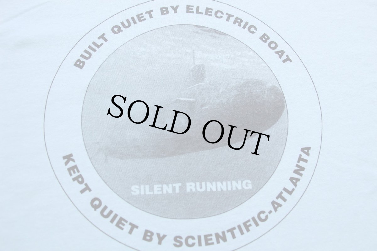 画像4: 90s Hanes Scientific Atlanta SEAWOLF MONITORING SYSTEM 潜水艦 Tシャツ 水色 XXL★特大 (4)